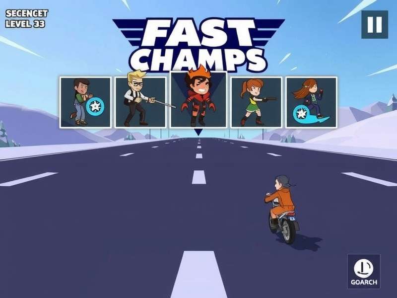 Fast Champs gameplay screenshot showing action sequences